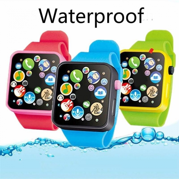 Children Kids Early Education Toy Wrist Watch 3D Touch Screen Music Smart Teaching Baby