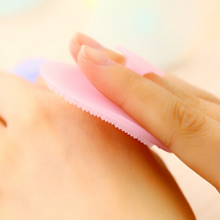 Cleaning Pad Wash Face Facial Exfoliating Brush SPA Skin Scrub Cleanser Tool Face Massager