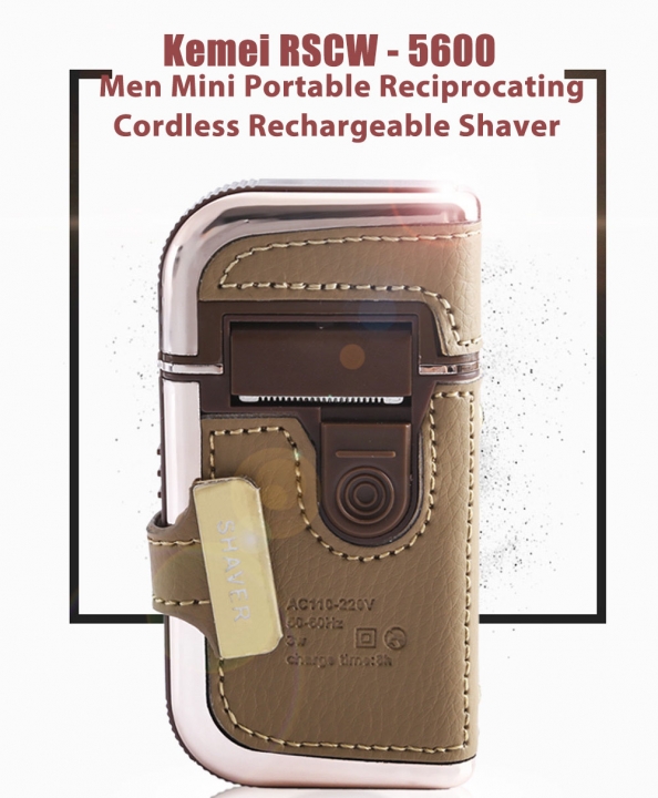 Men Electric Shavers Rechargeable Reciprocating Beard Shaving Machine Knitted Facial Hair Remover