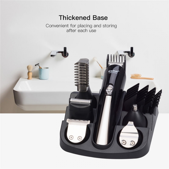 6 In 1 Rechargeable Hair Trimmer Hair Clipper Shaver Sets Electric Shaver  Razor Beard Trimmer