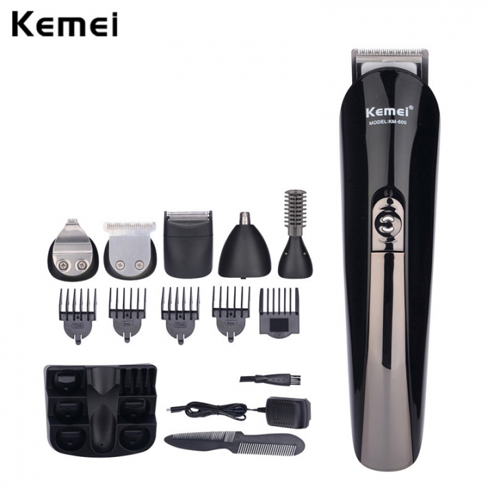 6 In 1 Rechargeable Hair Trimmer Hair Clipper Shaver Sets Electric Shaver  Razor Beard Trimmer