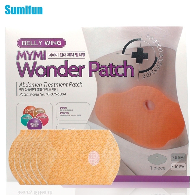 Wonder Slimming Patch Belly Abdomen Weight Loss Fat Burning Cream