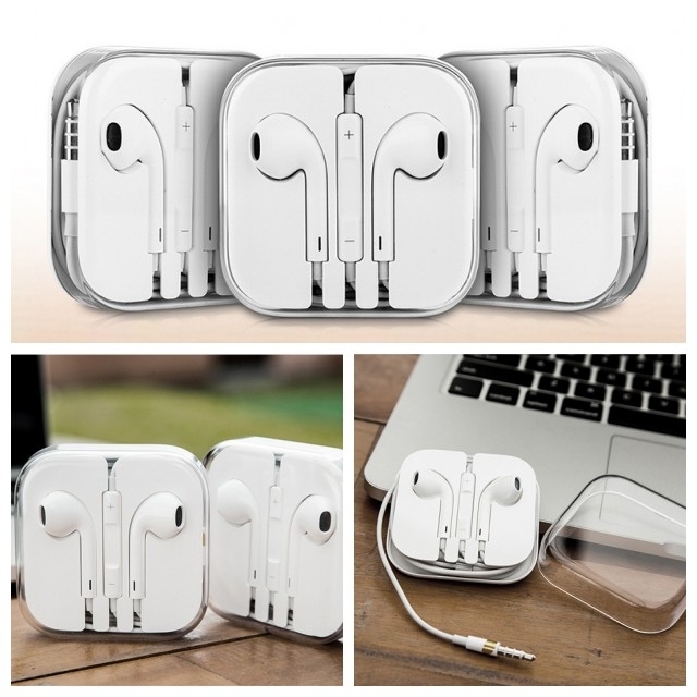 5pcs In-Ear Earphones Earpods with Volume Control For Mobile