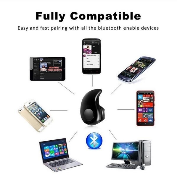 2pcs Bluetooth Wireless Earphone Wireless Sports Portable Mini Music Player with Speaker