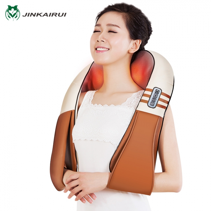 U Shape Electrical Shiatsu Back Neck Shoulder BodyCar/Home Massager Infrared Heated Kneading
