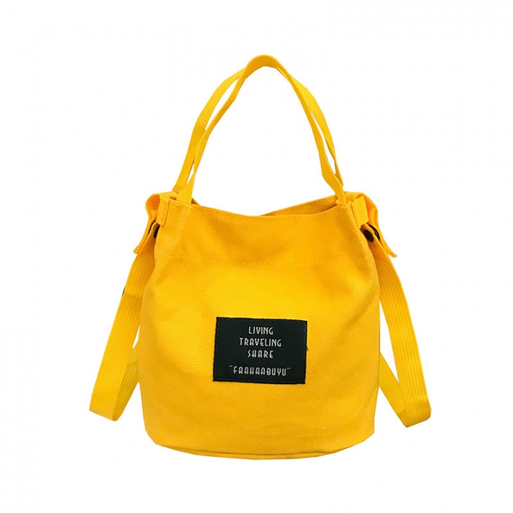 Fashion Shoulder Bags For Women Single Strap Canvas Soft Cross Body Fashion Shoulder Bags For Women Single Strap Canvas Soft Cross Body Handbags Large Capacity Fem Yellow
