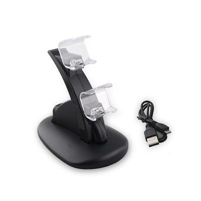 Playstation 4 Charger Dual USB Charging Charger Docking Station Stand for PS4 Controller