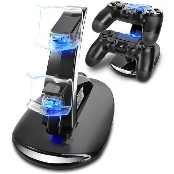 Playstation 4 Charger Dual USB Charging Charger Docking Station Stand for PS4 Controller