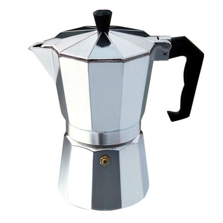 Aluminium Moka Pot Octangle Coffee Maker For Mocha Coffee Italian Coffee