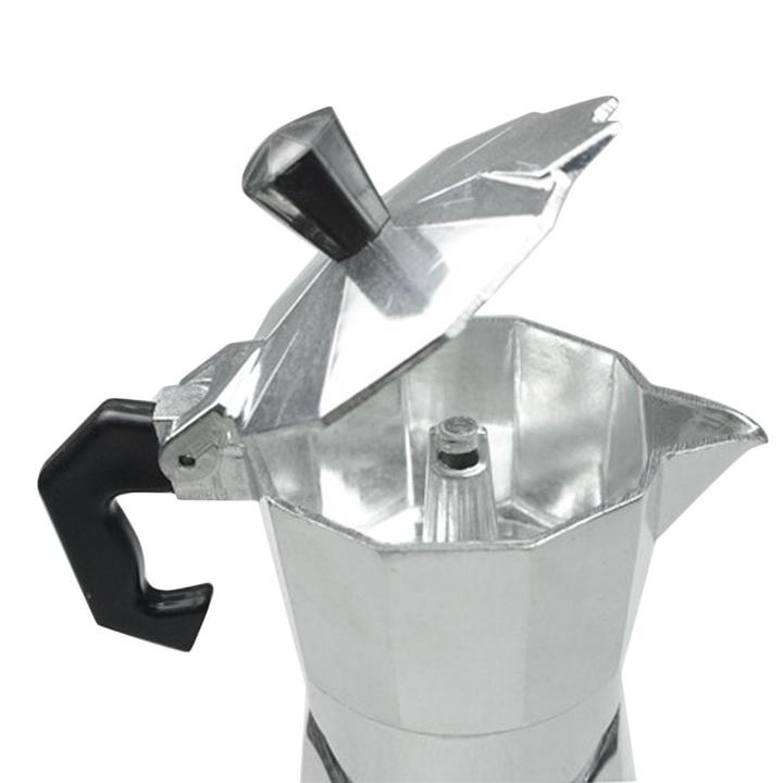 Aluminium Moka Pot Octangle Coffee Maker For Mocha Coffee Italian Coffee