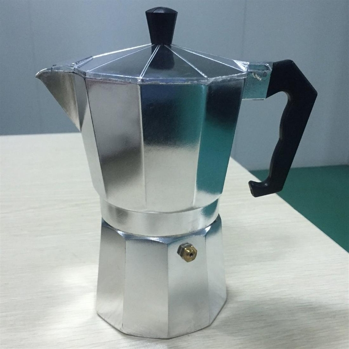 Aluminium Moka Pot Octangle Coffee Maker For Mocha Coffee Italian Coffee