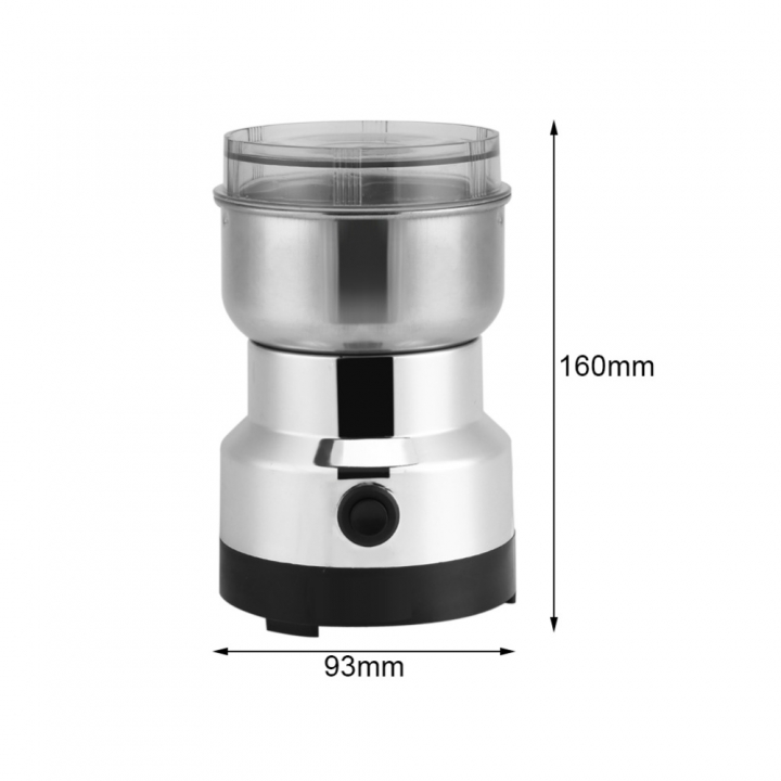 Multi-functional 150W Electric Grinding Coffee Bean Milling Machine Stainless Steel Coffee Grinder