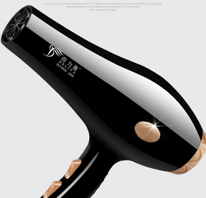 Hairdryers 2200W 220V High-power Hairdryer Anion Ceramic Ionic Fast Styling Blow Dryer Hair Drier