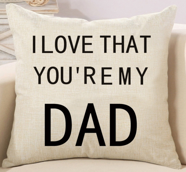 Different Cushion Cover Home Pillow Case Cotton Linen Sunshine Love Letter Cushion Sofa Bedroom