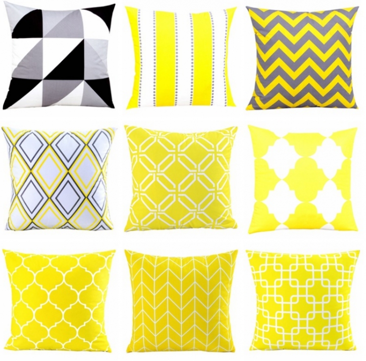 Nordic Style Colorful geometric stripes Design Decorative Cushion Covers Pillow Cover