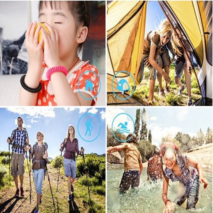 Mosquito Repellent Bracelets 10pcs/Pack Pest Control Repeller up to 240Hours of Insect Protection