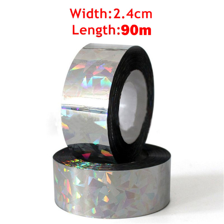 Anti Bird Tape Bird 90M Scare Tape Audible Repellent Fox Pigeons Repeller Ribbon Tapes