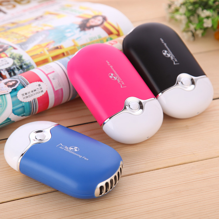 Mini portable hand held desk air conditioner humidification cooler cooling fan