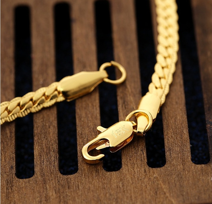 Cuban link chain necklace silver plated  gold personalzied length,jewelry finding chain for pendant