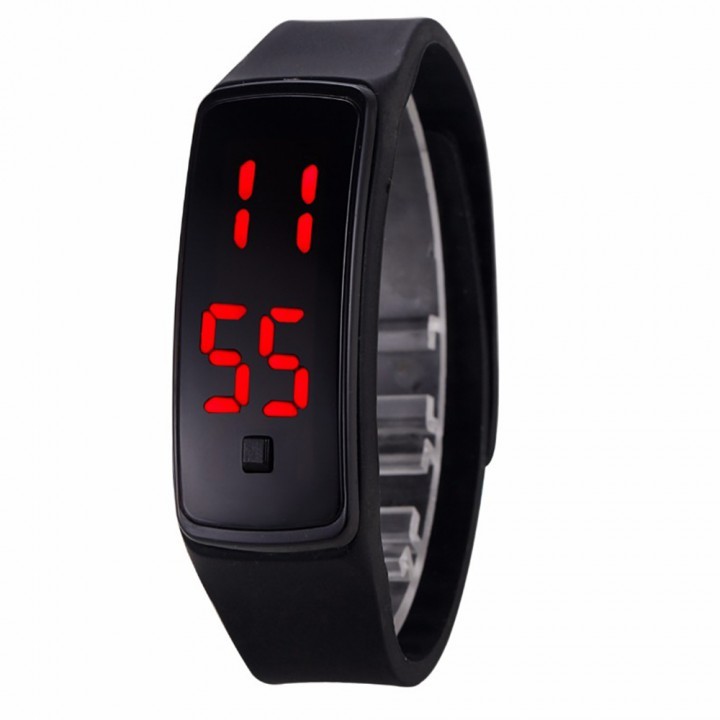 3pcs Sport Bracelet LED Watch Sport Watch Fashion Digital Watch Date Time Wristwatch Colorful Rubber