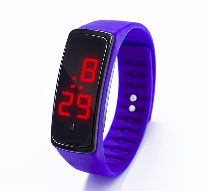3pcs Sport Bracelet LED Watch Sport Watch Fashion Digital Watch Date Time Wristwatch Colorful Rubber
