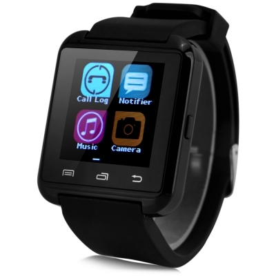 U8 Smartwatch Bluetooth Watch Passometer Touch Screen Answer and Dial the Phone