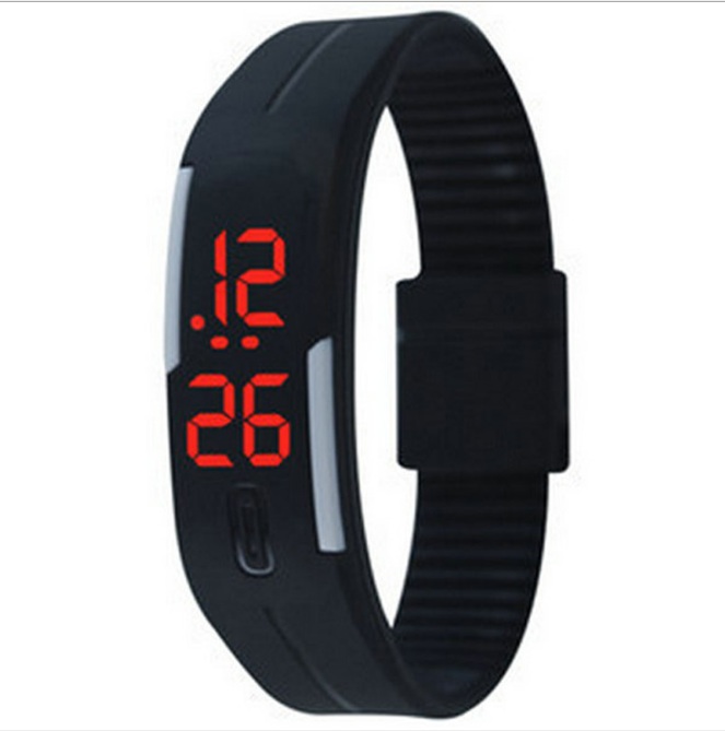 Wholesale and Retail Smart Watch LED Digital Bracelet Watch Sport Strap Wristwatch for Men Women