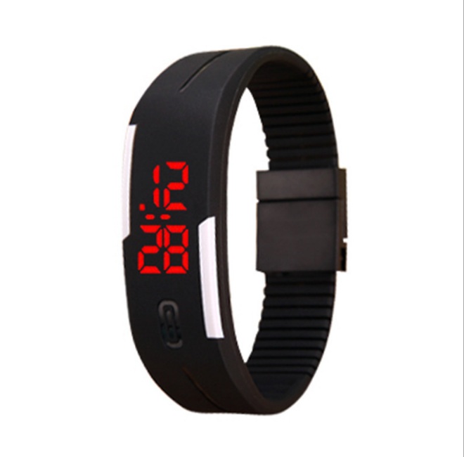 Wholesale and Retail Smart Watch LED Digital Bracelet Watch Sport Strap Wristwatch for Men Women