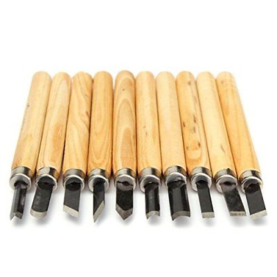 10pcs Hand Wood Carving Chisels Knife for Basic Woodcut Working DIY Tools