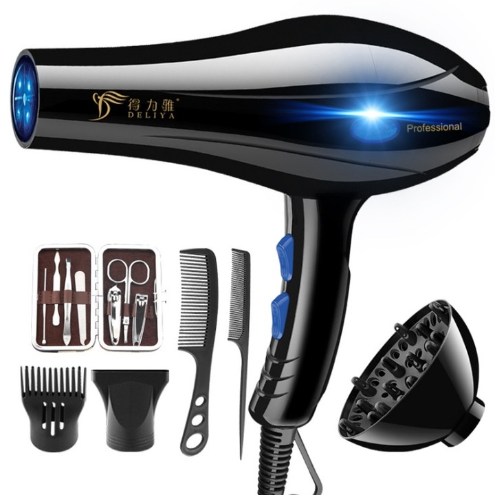 2000W Hair Dryer Fast Powerful Low Noise Hair Blower Electric Hairdryer Styling Tool Hair Care