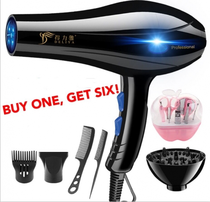 2200W Professional Electric Hairdryers Dryer Blowers Blue Light Anion Aromatherapy SPA Care Salon