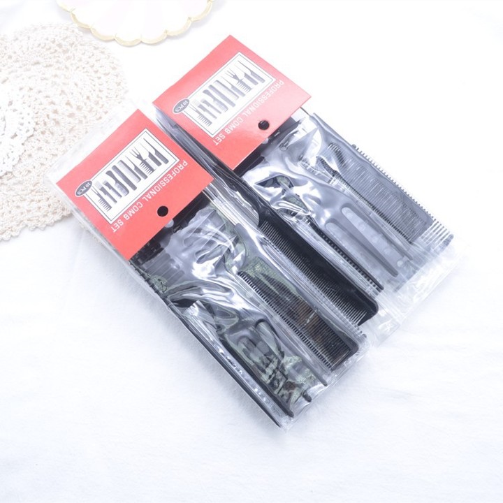 10Pcs/Set Comb Hair Comb Women&apos;s Wigs Salon Styling Tools Anti-Static Comb