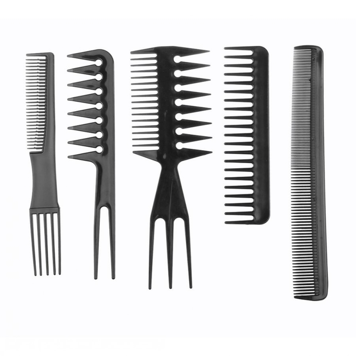 10Pcs/Set Comb Hair Comb Women&apos;s Wigs Salon Styling Tools Anti-Static Comb