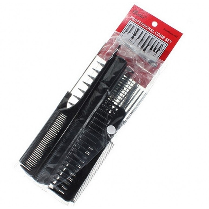 10Pcs/Set Comb Hair Comb Women&apos;s Wigs Salon Styling Tools Anti-Static Comb