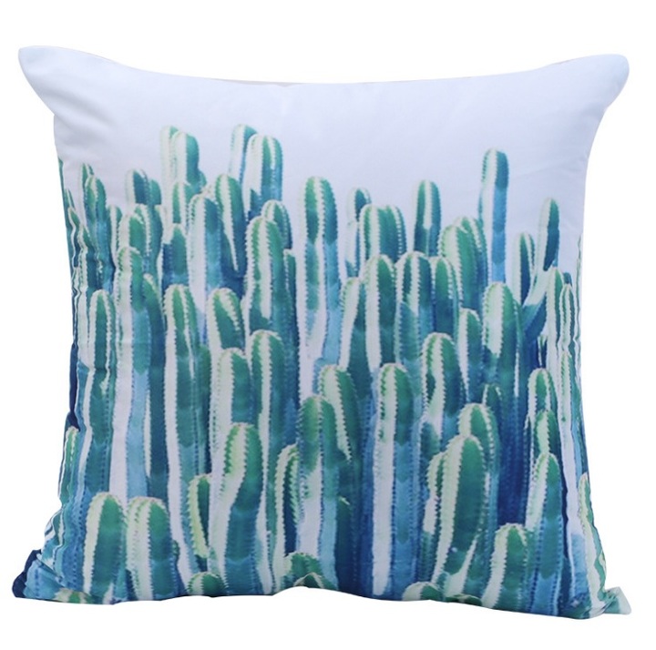 Cushion Cover Decorative Pillow Case For Home Printed Sofa Seat Case Car Pillowcase Soft
