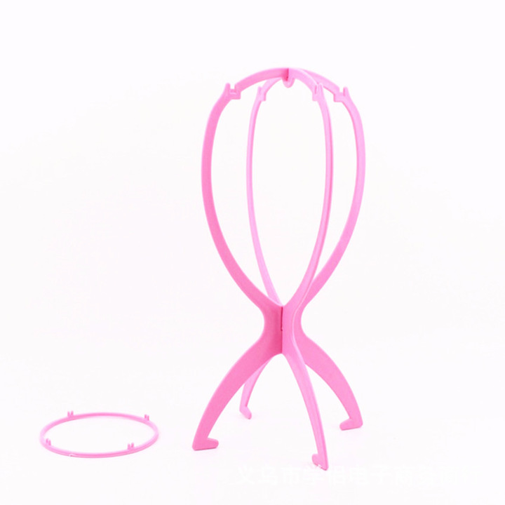 10 pcs Portable Folding Plastic Stable Durable Wig Hair Hat Cap Holder Stand Display Tool Wig Stand