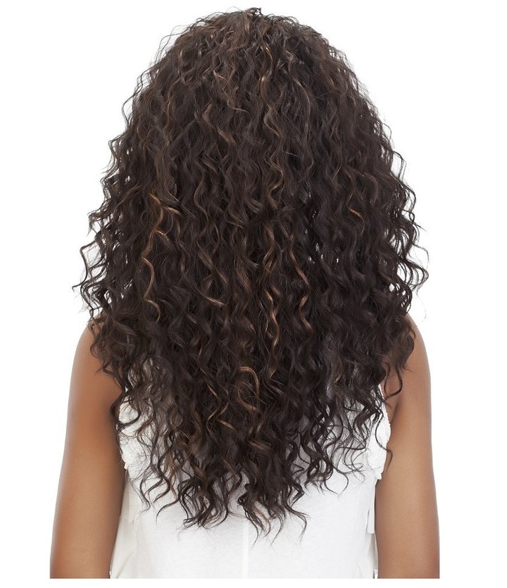 3 Color Corn Perm Long Curly Hair Style Full Wig And Human Hair