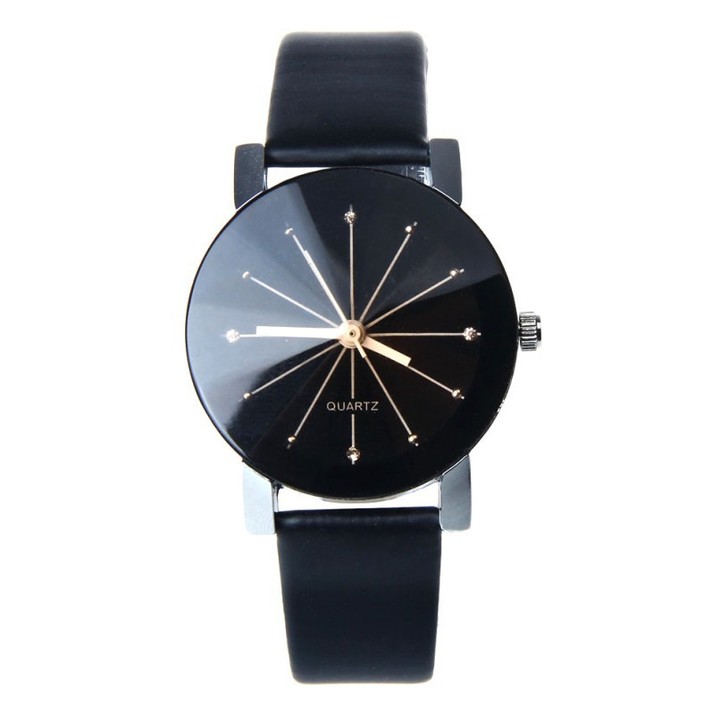 2PCS Men/Women Couple Watches Fashion Watch Quartz Dial Clock Leather Watch