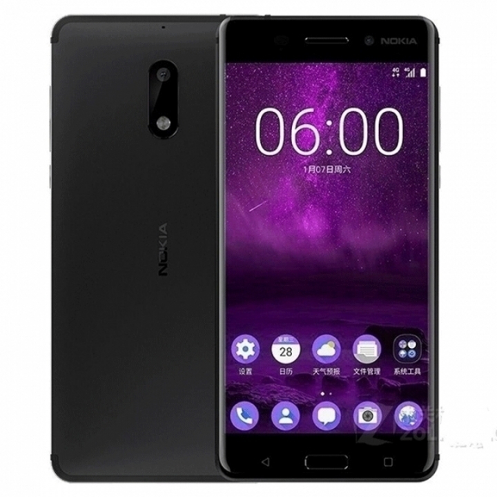 Refurbished phone Nokia 6 – 5.5” - 64 GB ROM – 3.5GB RAM – 16MP+8MP Camera – Dual SIM Smartphone