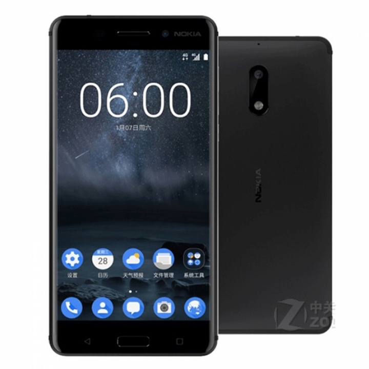 Refurbished phone Nokia 6 – 5.5” - 64 GB ROM – 3.5GB RAM – 16MP+8MP Camera – Dual SIM Smartphone