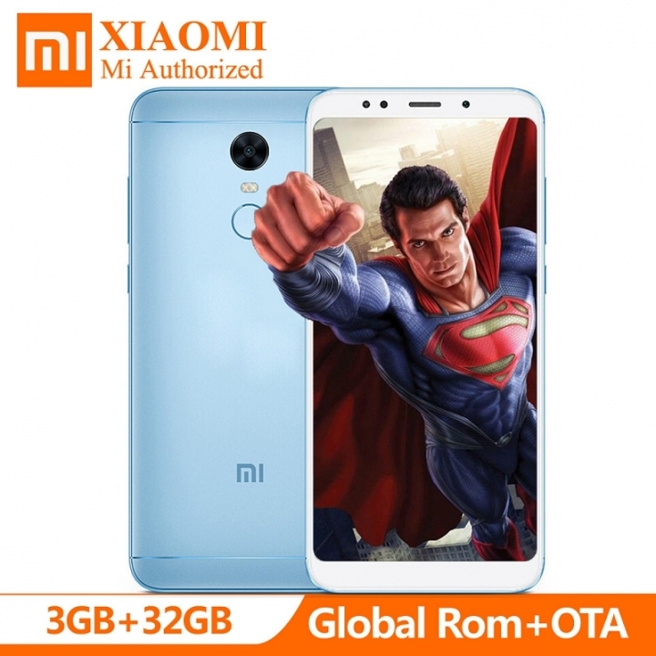 Refurbished Xiaomi Redmi 5 Plus 5.99&quot; 18:9 Snapdragon 625 Octa Core MIUI9 3GB 32GB 4G LTE Smartphone Touch ID