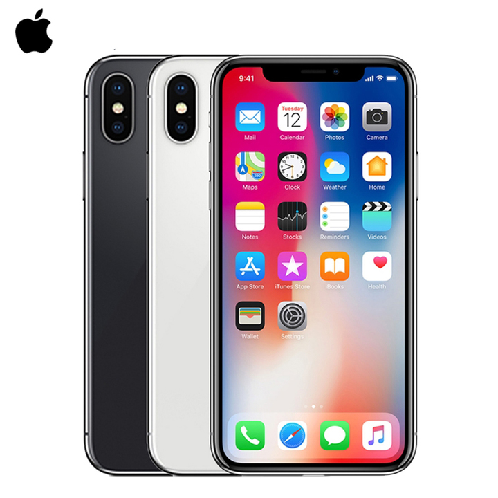 Refurbished phone iphone x 256GB+3GB 12MP+7MP 5.8 inch apple mobile with Face recognition