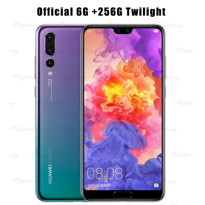 Refurbished Huawei P20 Pro 6GB +256G  Smartphone 40MP 6.1 inch Screen SuperCharge NFC P20Pro