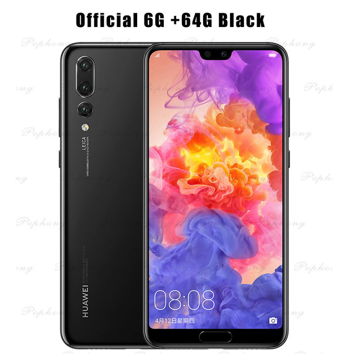 Refurbished Huawei P20 Pro 6GB+64G/128G/256G  Smartphone 40MP 6.1 inch Screen SuperCharge NFC P20Pro