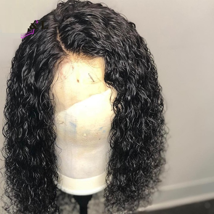 Curly Wig Brazilian Lace Front Human Hair Wigs Lace Front Wig Remy Hair Pre Plucked Bleached Knots