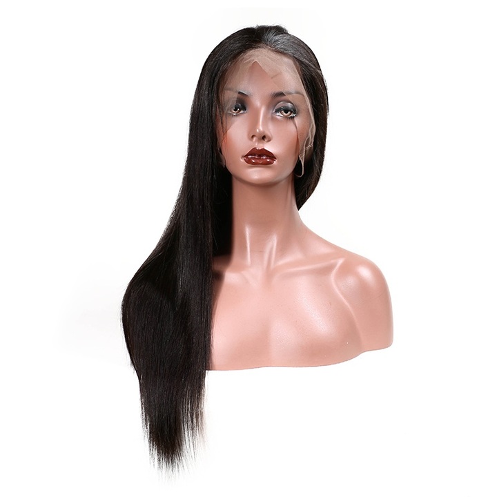 Brazilian Lace Front Human Hair Wigs Remy Hair Straight Wig With Baby Hair Natural Hairline Full End
