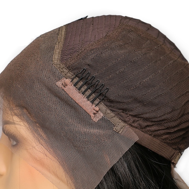 Brazilian Lace Front Human Hair Wigs Remy Hair Straight Wig With Baby Hair Natural Hairline Full End
