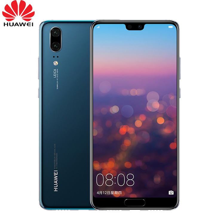 Refurbished Huawei P20 4GB+64G/128GB Dual Rear Camera 5.8 inch Full View Screen SuperCharge NFC