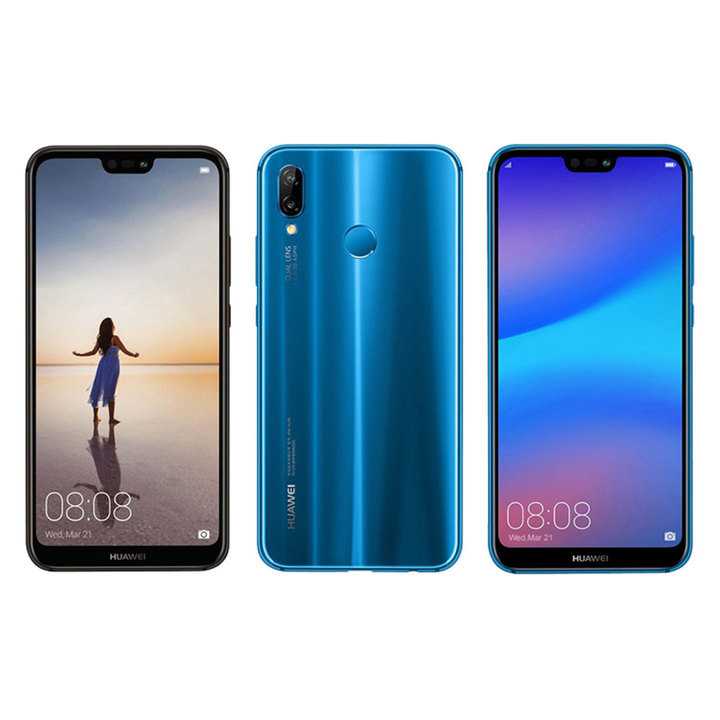 Refurbished Huawei Nova 3e 4GB+128GB 5.84&quot; 3000mAh 24MP camera 2280*1080P Face ID Mobile Phone
