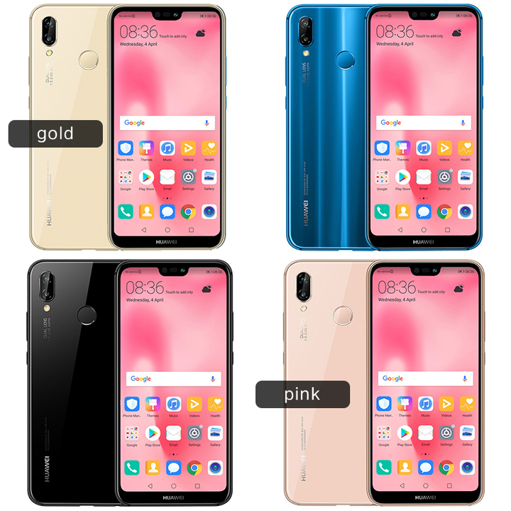 Refurbished Huawei P20 Lite Nova 3e 4GB+64G/128GB 5.84&quot;  24MP camera 2280*1080P Face ID Mobile Phone